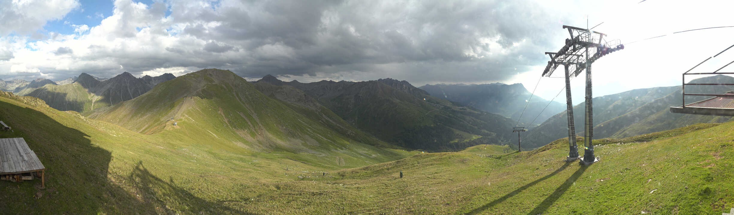Archiv Foto Webcam Panoramablick Tscheyeck