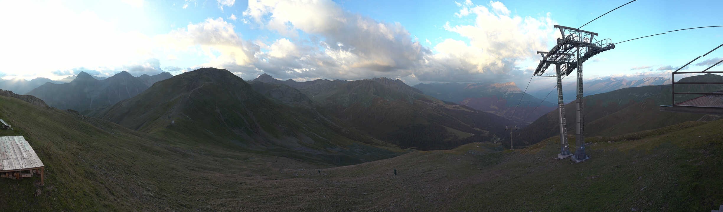 Archiv Foto Webcam Panoramablick Tscheyeck