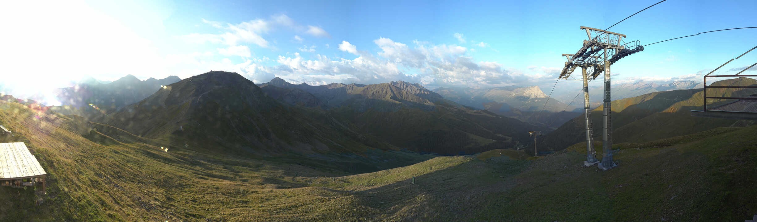 Archiv Foto Webcam Panoramablick Tscheyeck