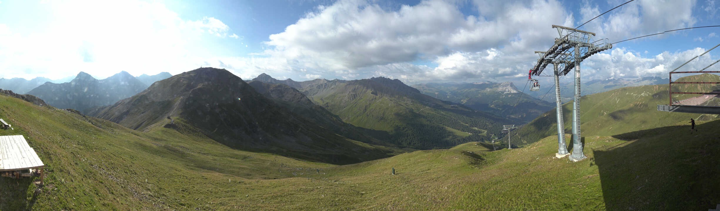 Archiv Foto Webcam Panoramablick Tscheyeck