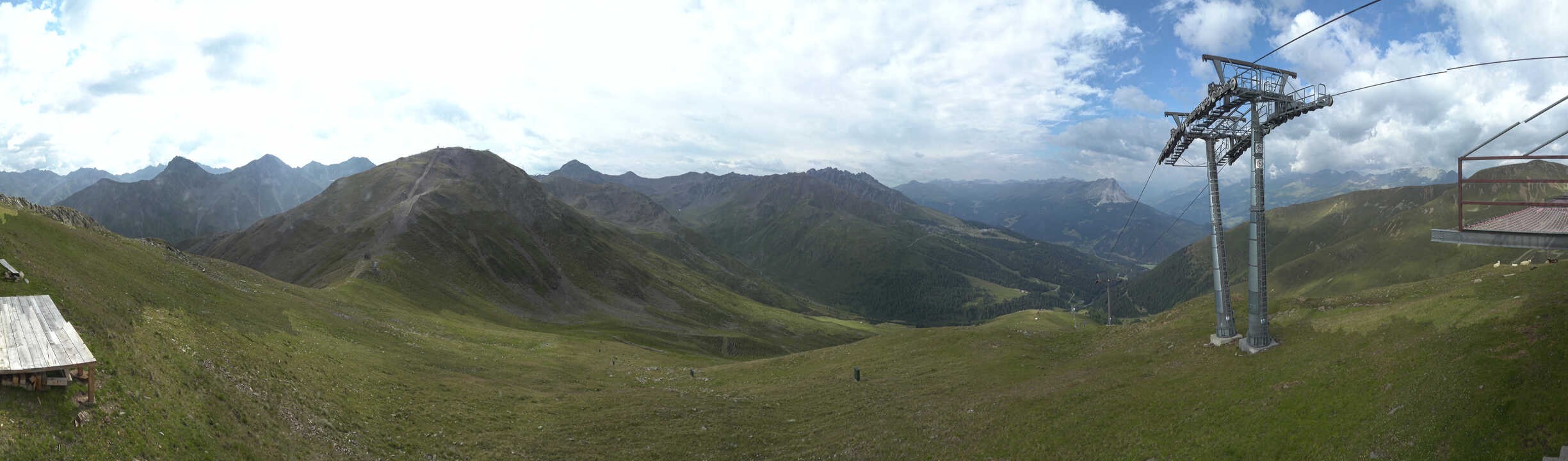 Archiv Foto Webcam Panoramablick Tscheyeck
