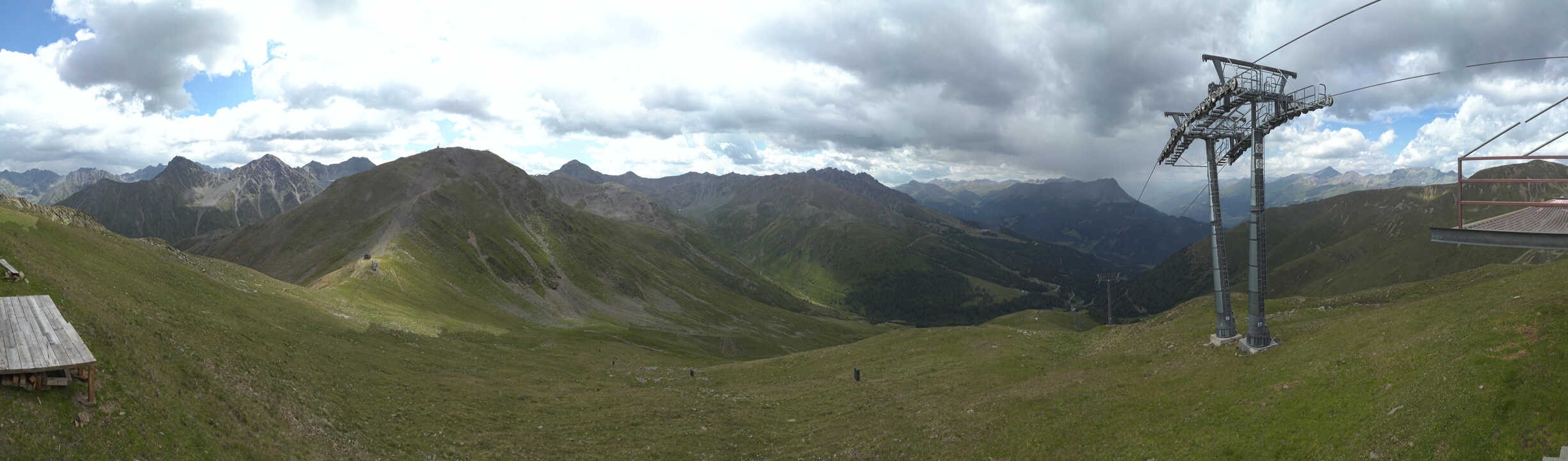 Archiv Foto Webcam Panoramablick Tscheyeck