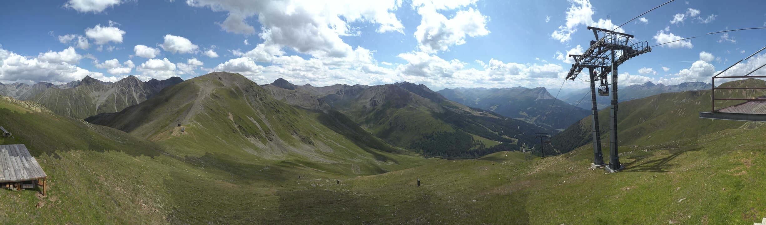 Archiv Foto Webcam Panoramablick Tscheyeck
