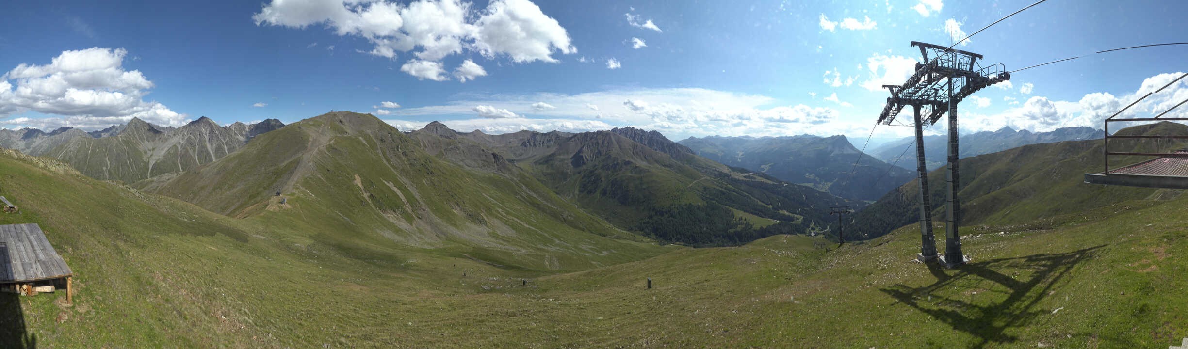 Archiv Foto Webcam Panoramablick Tscheyeck