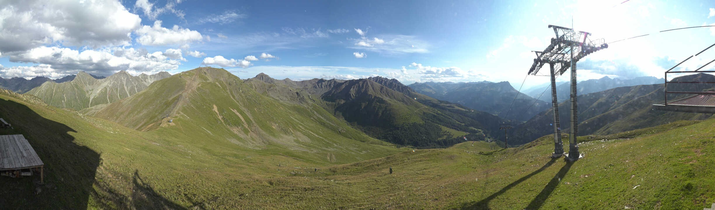 Archiv Foto Webcam Panoramablick Tscheyeck