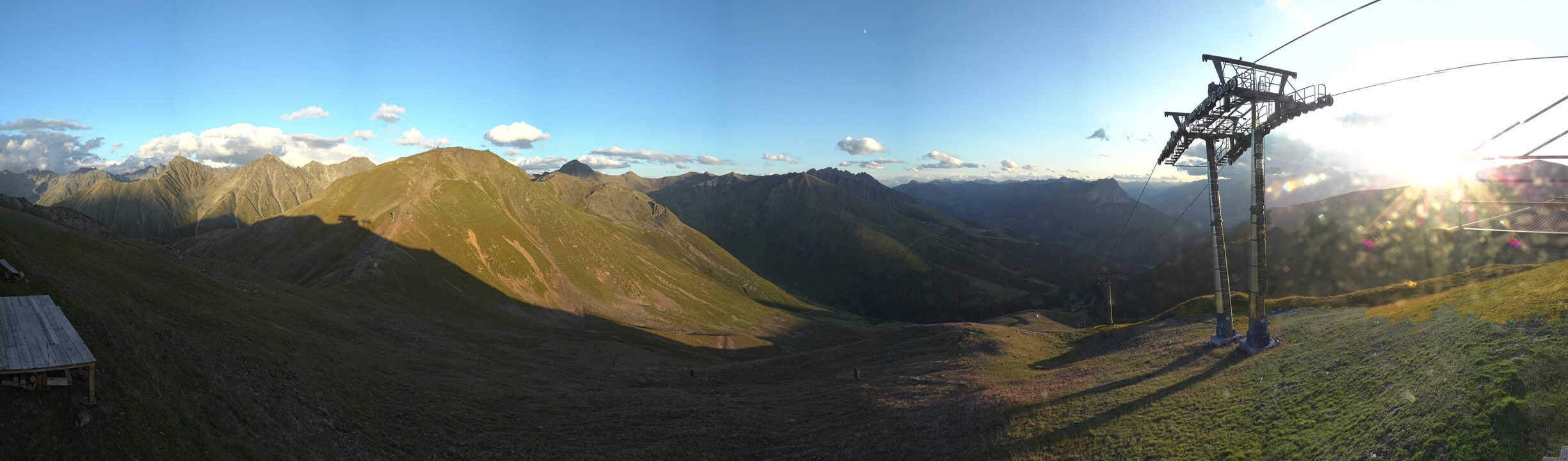 Archiv Foto Webcam Panoramablick Tscheyeck