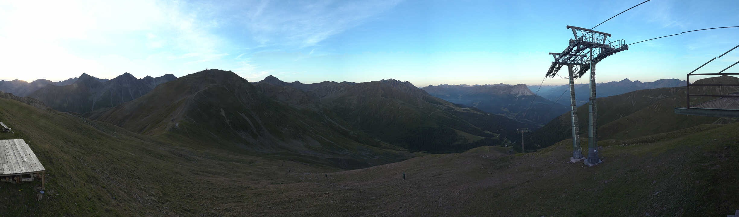 Archiv Foto Webcam Panoramablick Tscheyeck