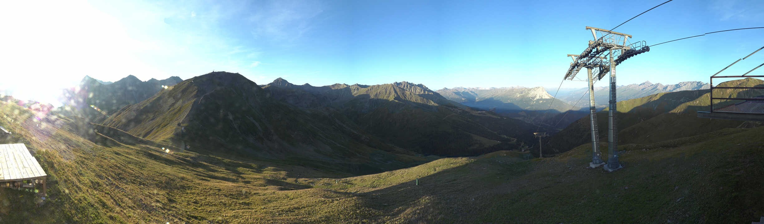 Archiv Foto Webcam Panoramablick Tscheyeck