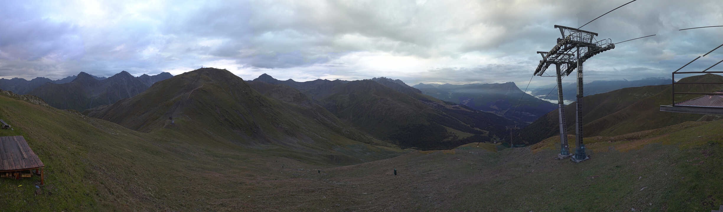 Archiv Foto Webcam Panoramablick Tscheyeck