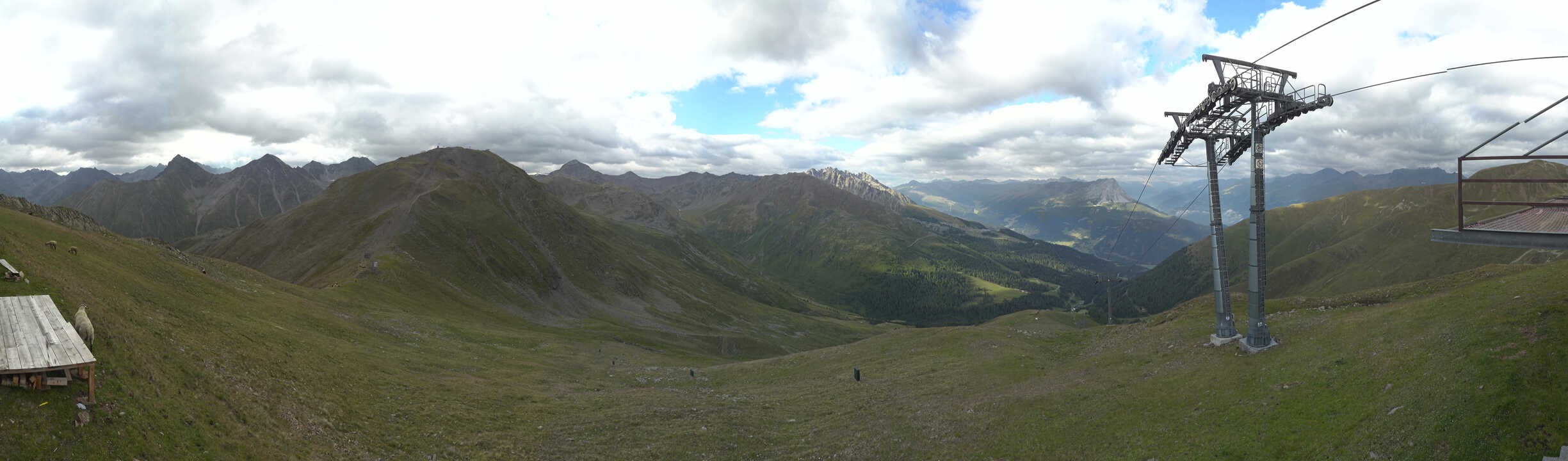 Archiv Foto Webcam Panoramablick Tscheyeck