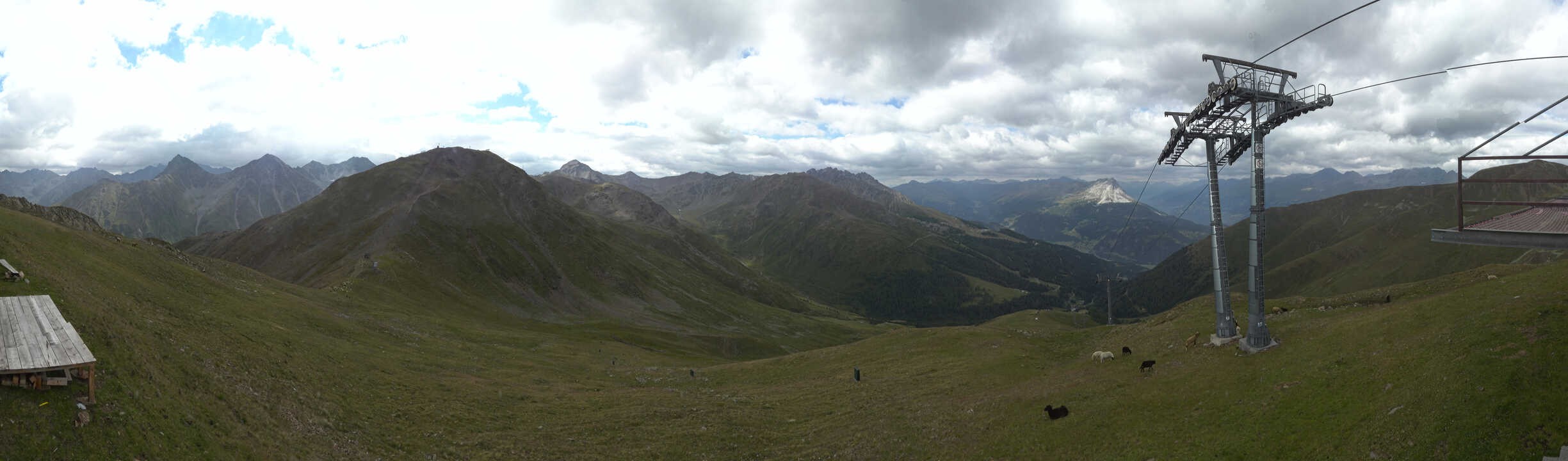Archiv Foto Webcam Panoramablick Tscheyeck