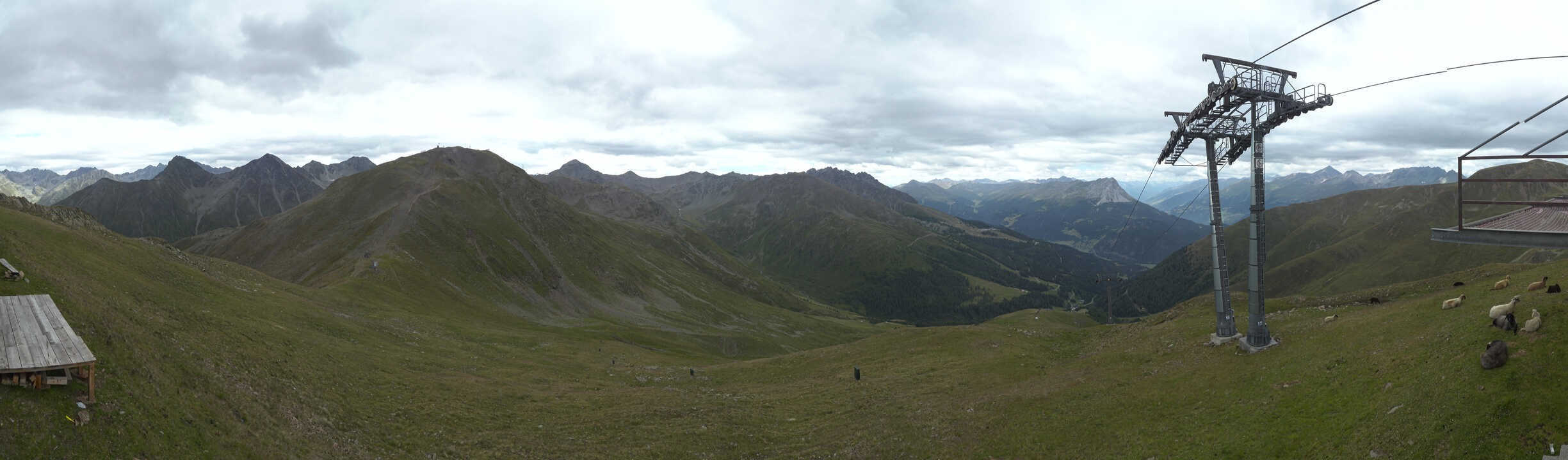 Archiv Foto Webcam Panoramablick Tscheyeck