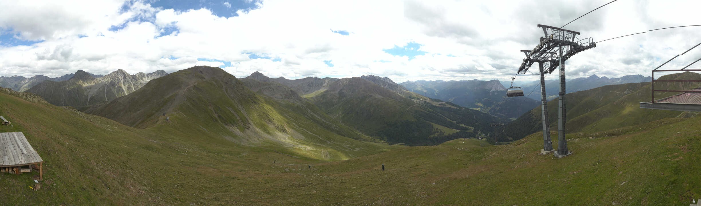 Archiv Foto Webcam Panoramablick Tscheyeck