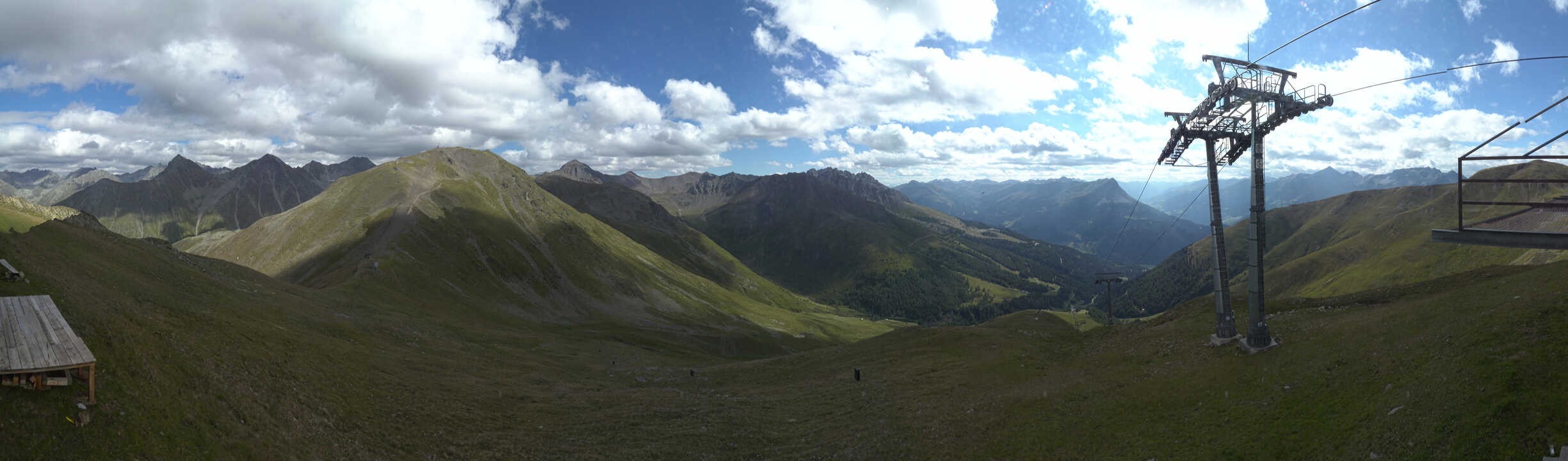 Archiv Foto Webcam Panoramablick Tscheyeck