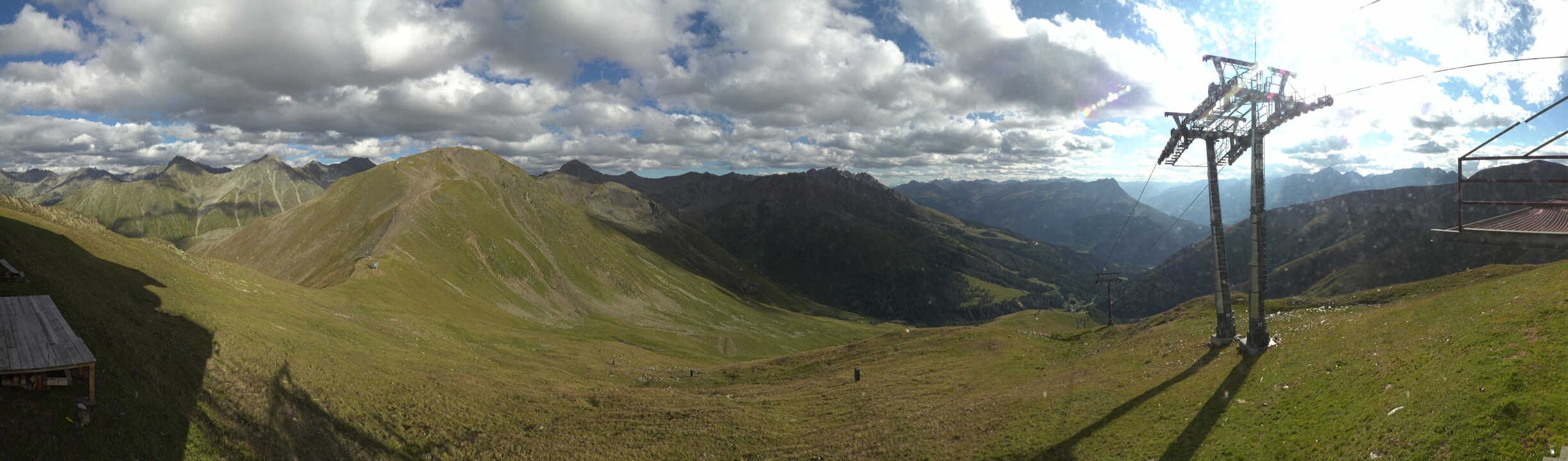 Archiv Foto Webcam Panoramablick Tscheyeck
