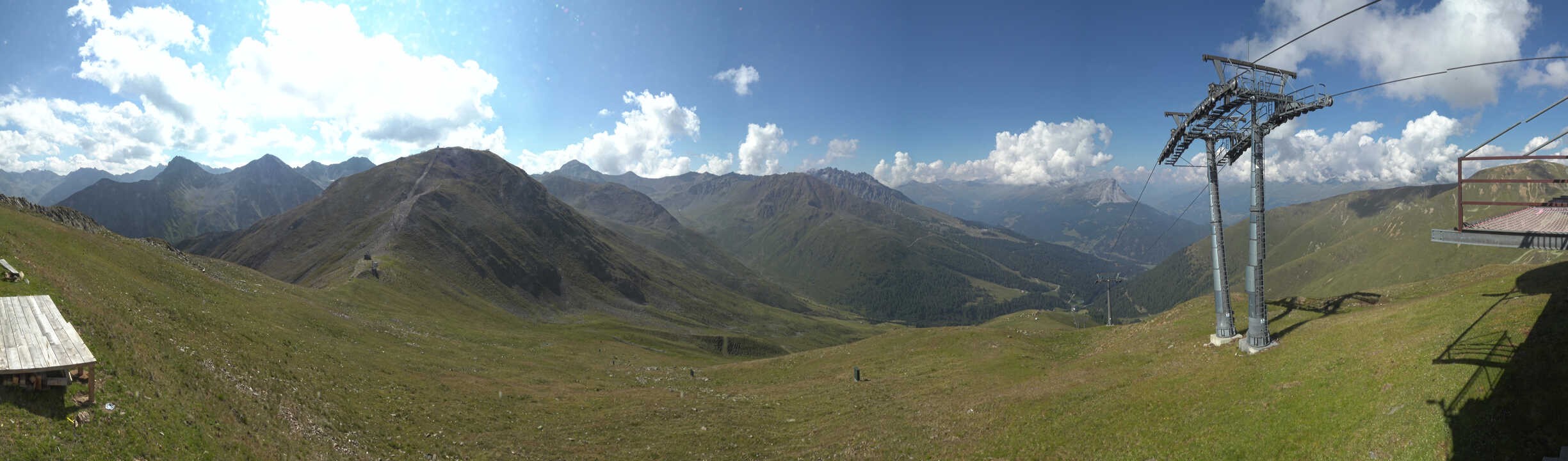 Archiv Foto Webcam Panoramablick Tscheyeck