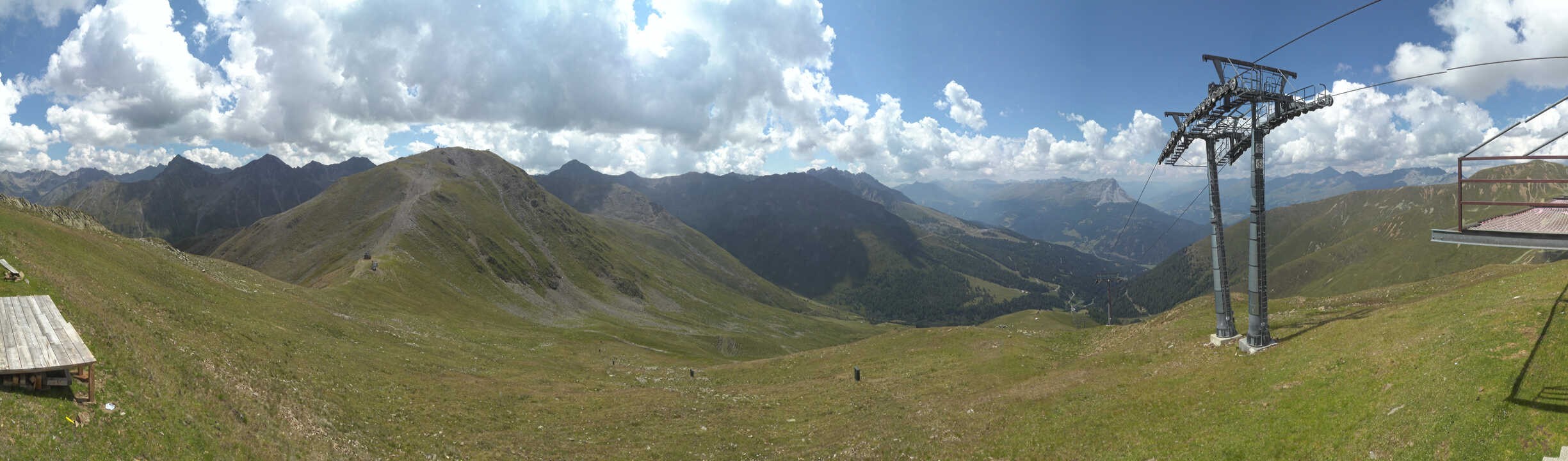Archiv Foto Webcam Panoramablick Tscheyeck