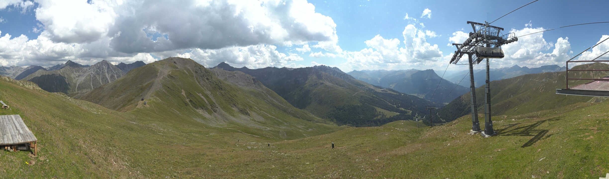 Archiv Foto Webcam Panoramablick Tscheyeck
