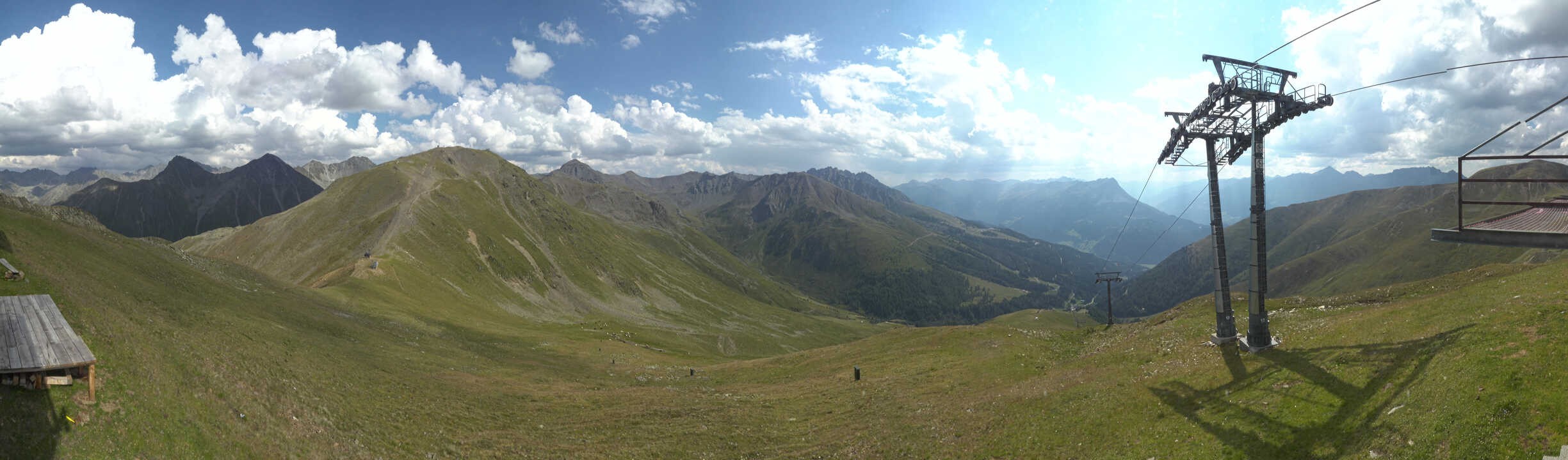Archiv Foto Webcam Panoramablick Tscheyeck
