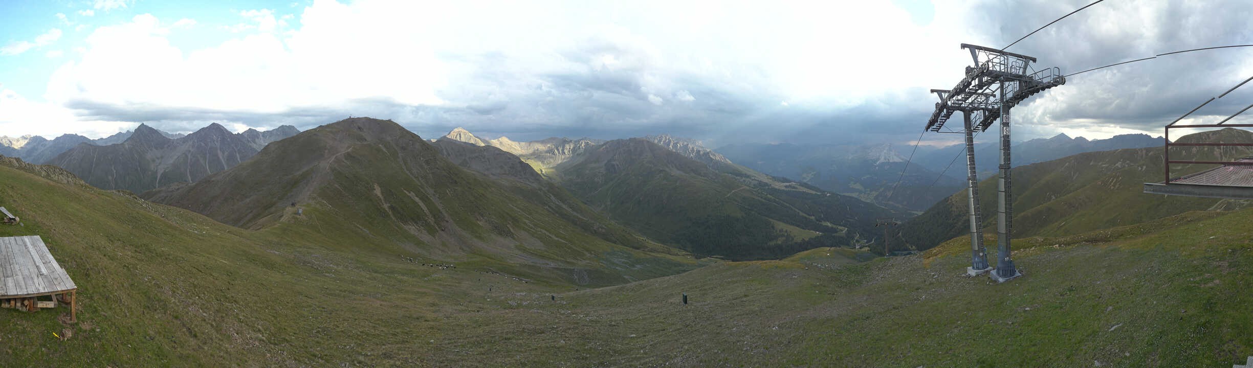 Archiv Foto Webcam Panoramablick Tscheyeck