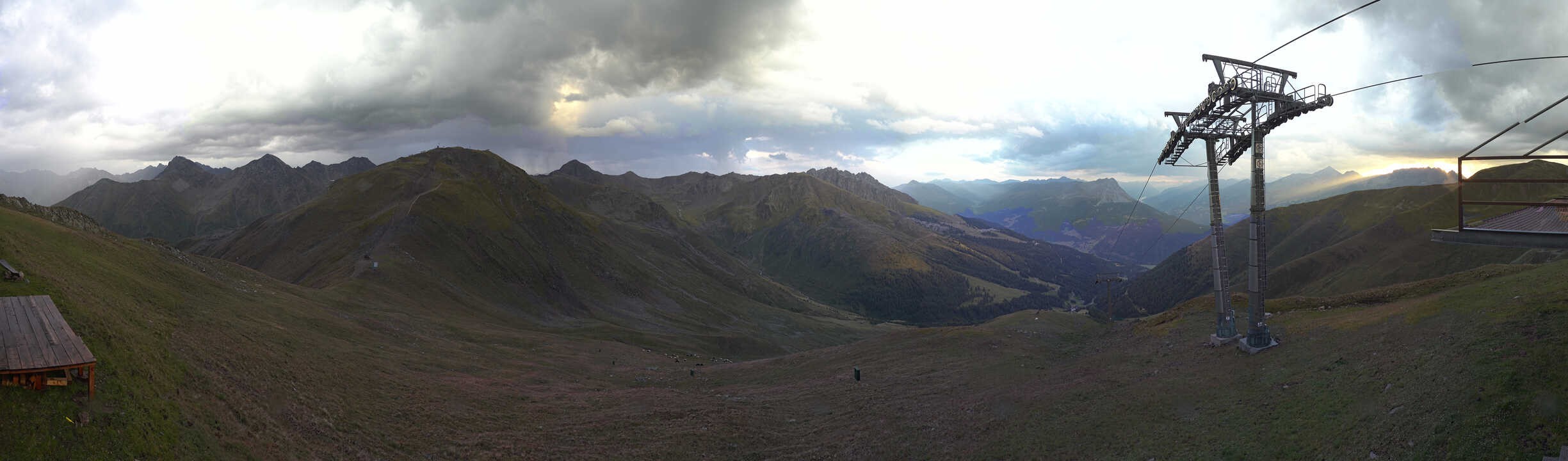 Archiv Foto Webcam Panoramablick Tscheyeck