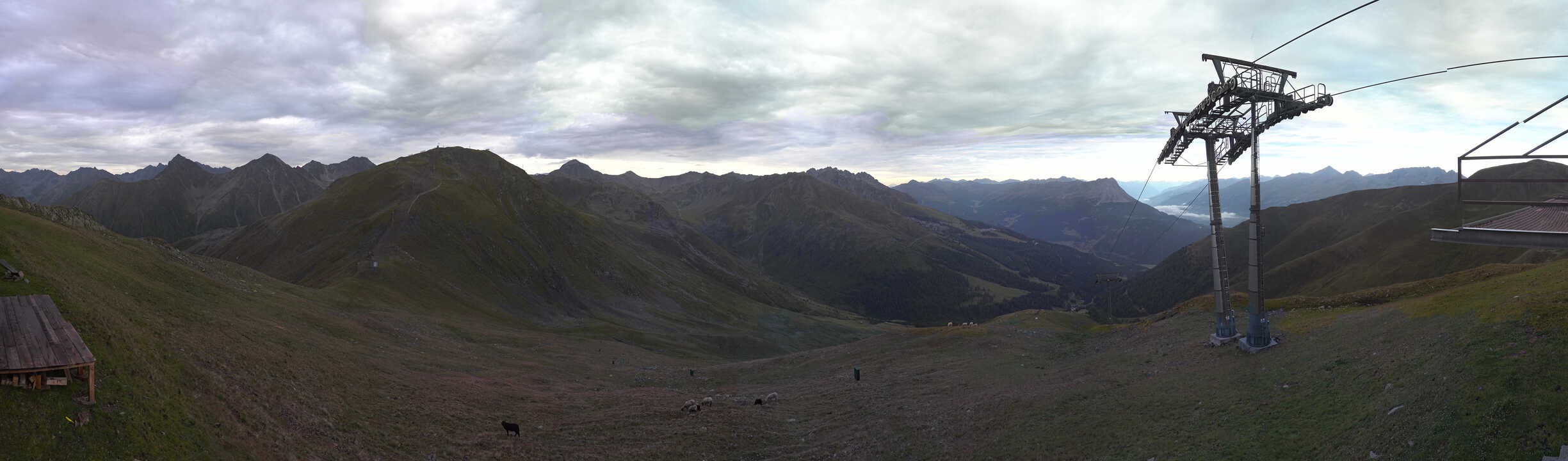Archiv Foto Webcam Panoramablick Tscheyeck