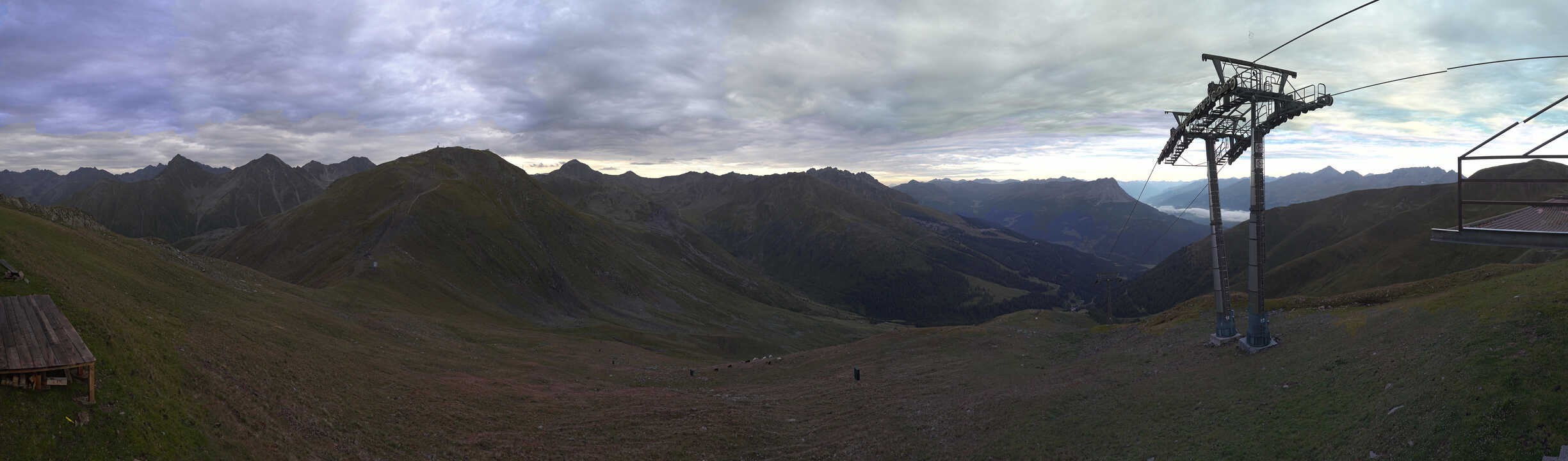 Archiv Foto Webcam Panoramablick Tscheyeck