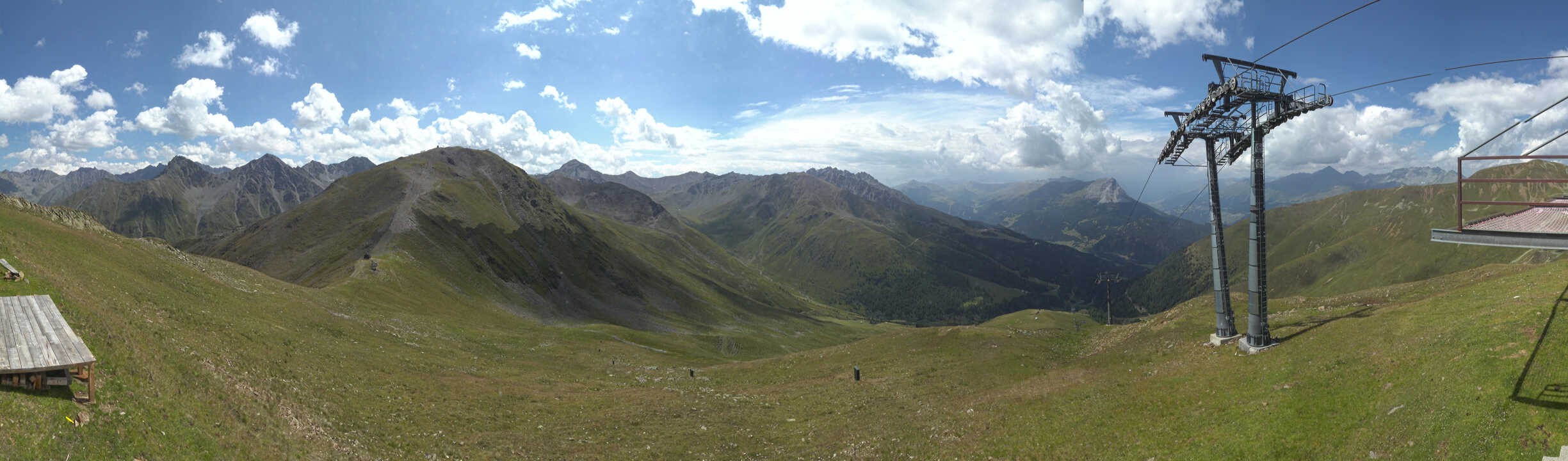 Archiv Foto Webcam Panoramablick Tscheyeck