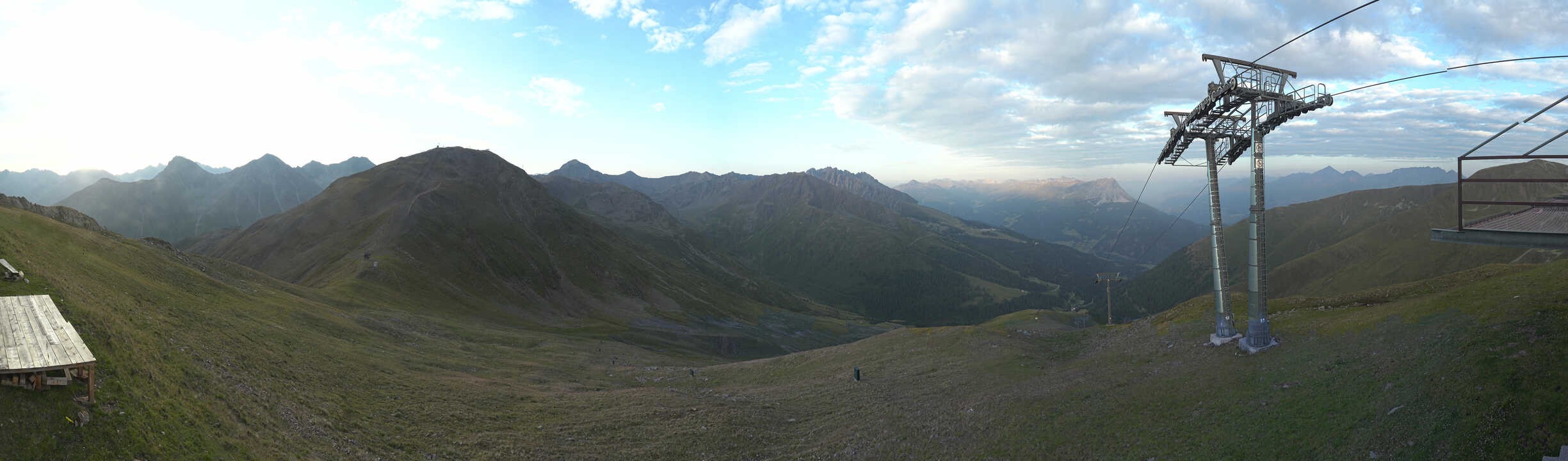 Archiv Foto Webcam Panoramablick Tscheyeck
