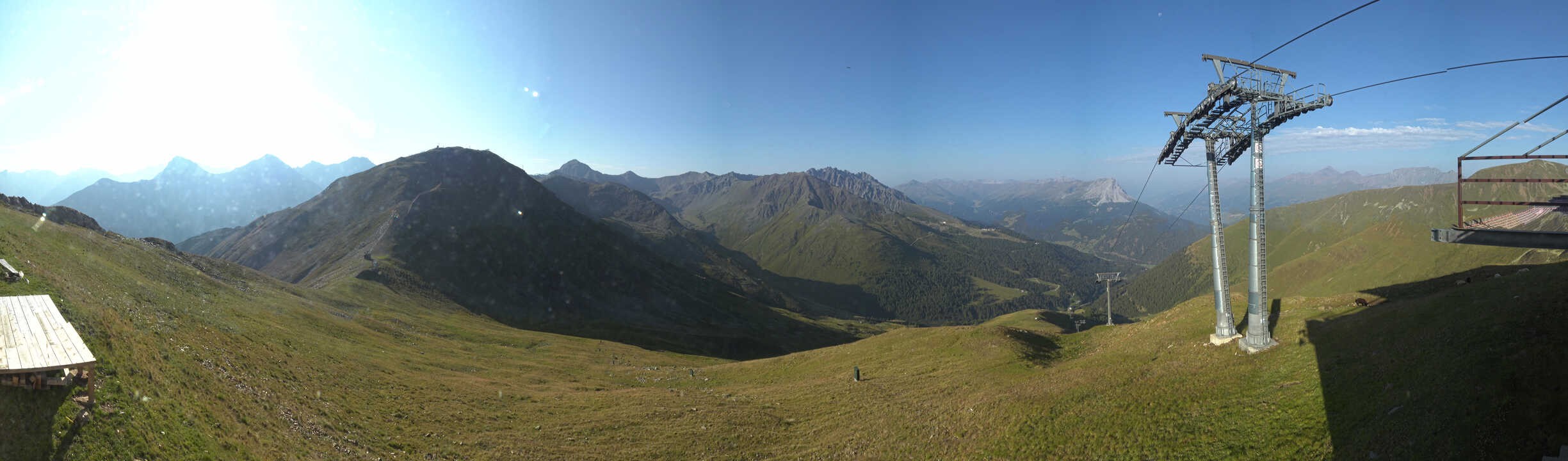 Archiv Foto Webcam Panoramablick Tscheyeck