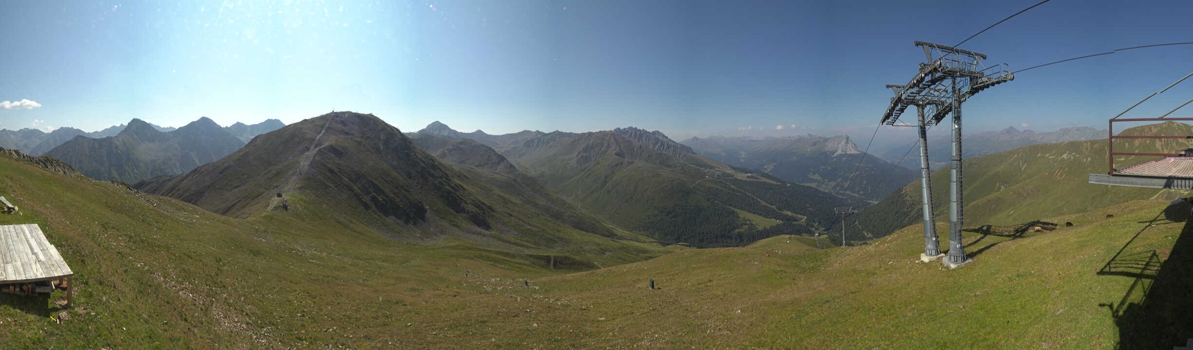 Archiv Foto Webcam Panoramablick Tscheyeck