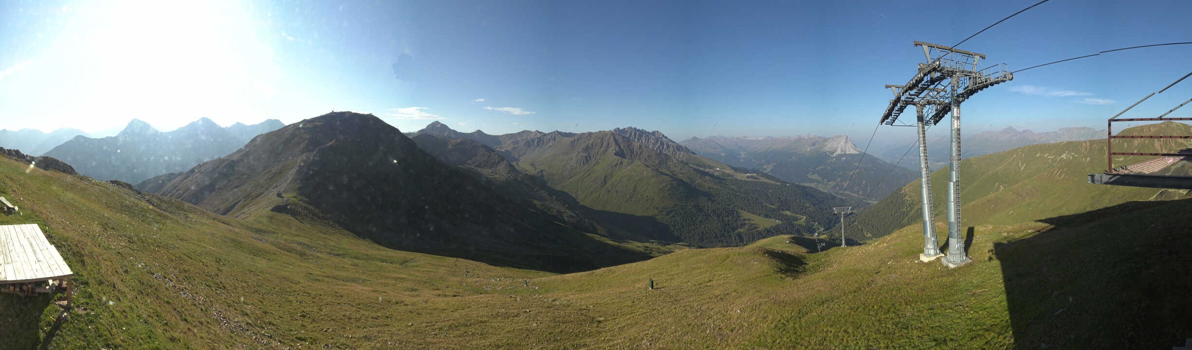 Archiv Foto Webcam Panoramablick Tscheyeck