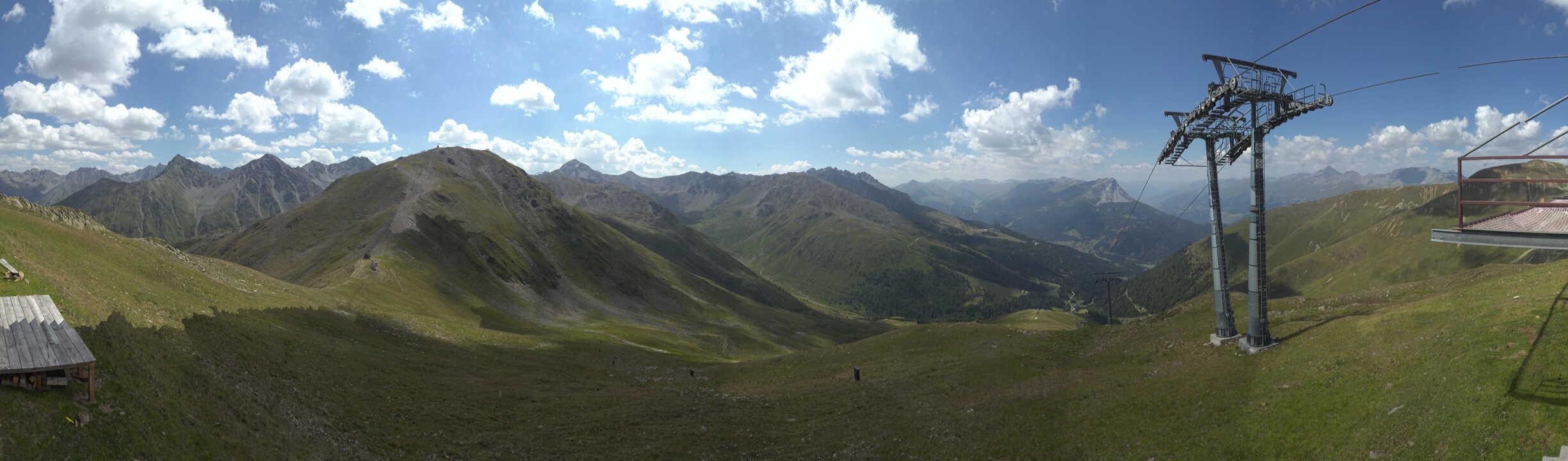 Archiv Foto Webcam Panoramablick Tscheyeck