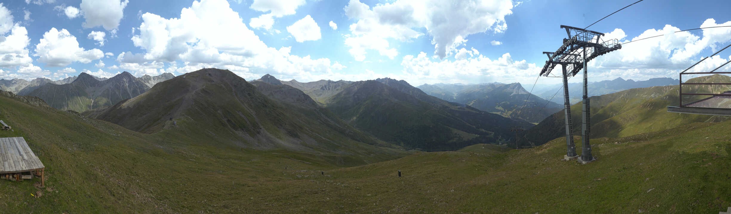 Archiv Foto Webcam Panoramablick Tscheyeck