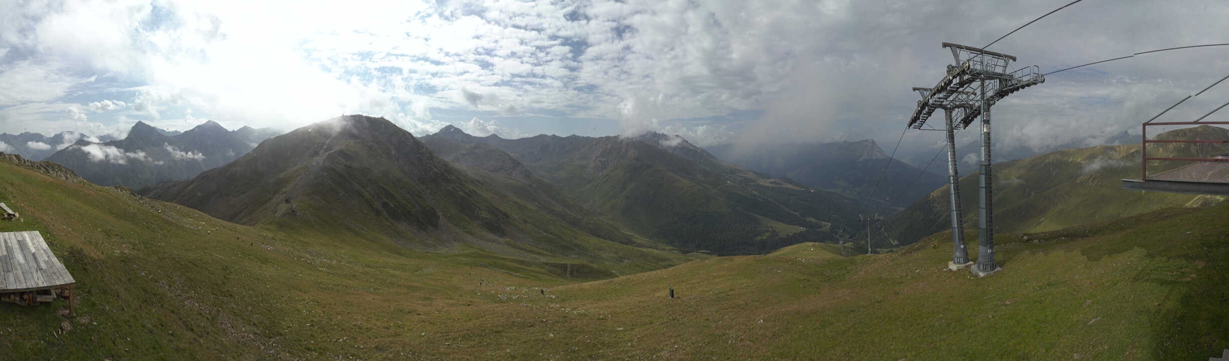 Archiv Foto Webcam Panoramablick Tscheyeck