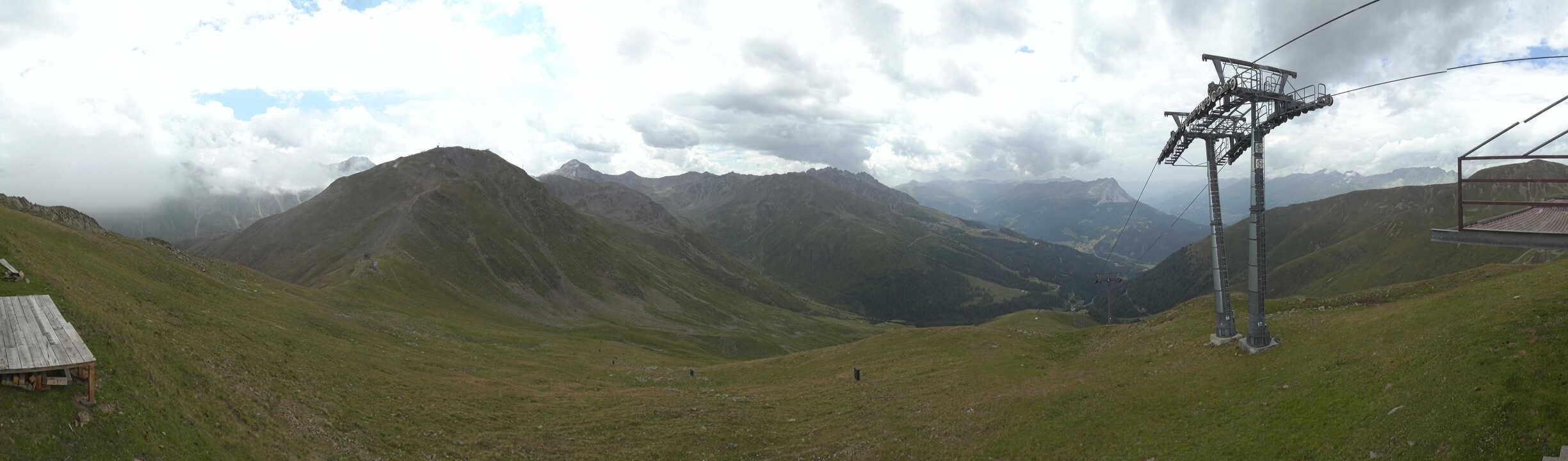 Archiv Foto Webcam Panoramablick Tscheyeck