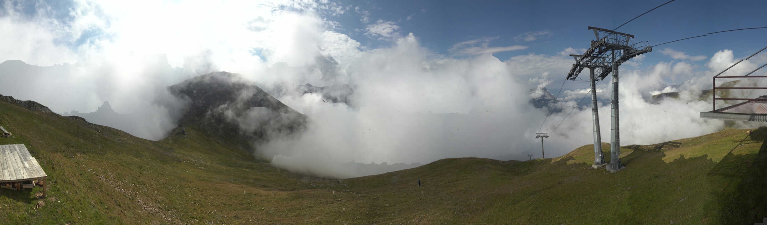 Archiv Foto Webcam Panoramablick Tscheyeck