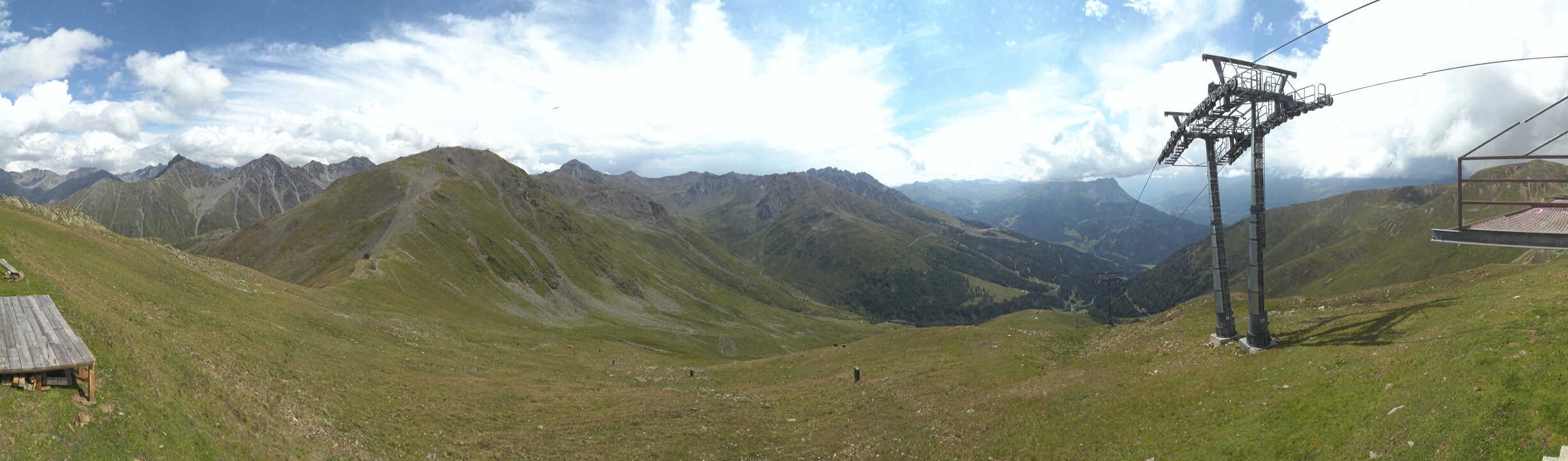 Archiv Foto Webcam Panoramablick Tscheyeck