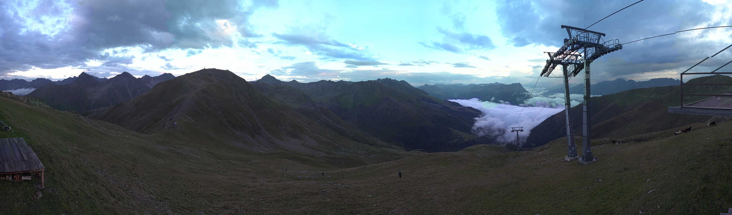 Archiv Foto Webcam Panoramablick Tscheyeck