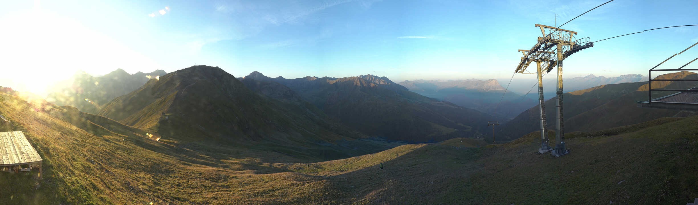 Archiv Foto Webcam Panoramablick Tscheyeck