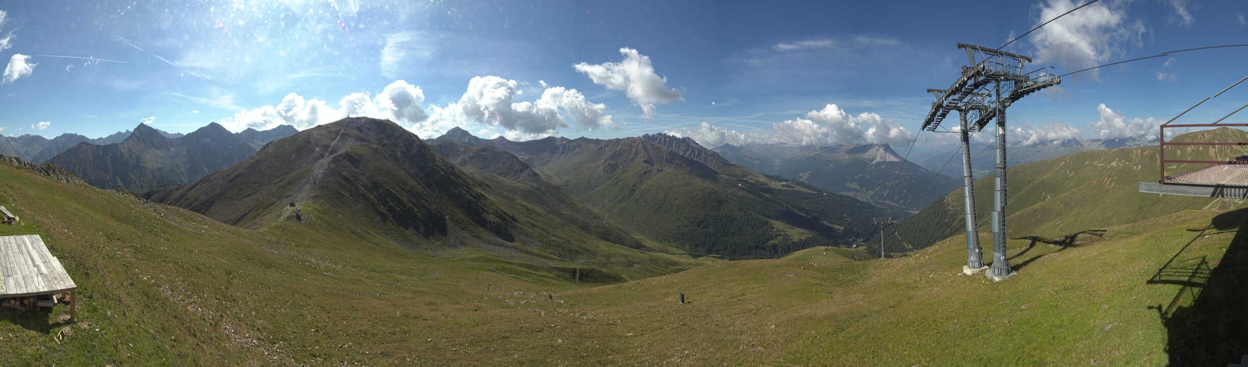 Archiv Foto Webcam Panoramablick Tscheyeck