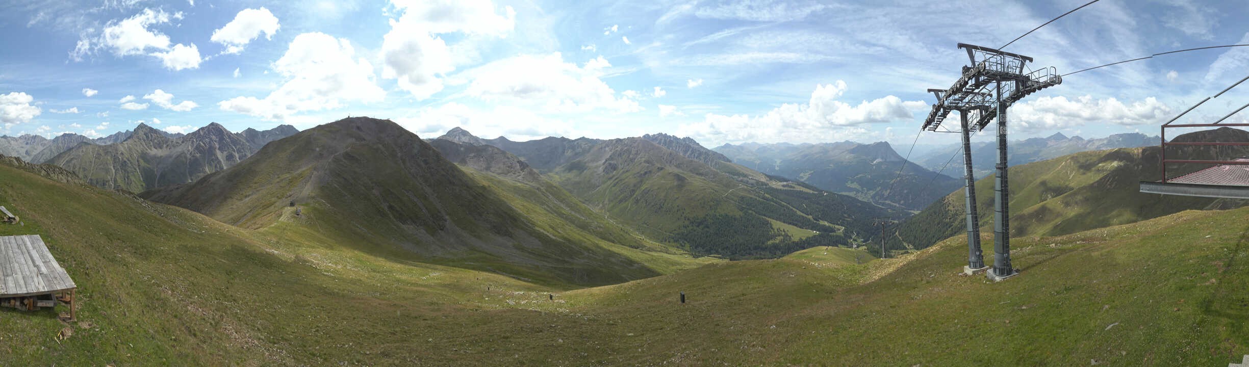 Archiv Foto Webcam Panoramablick Tscheyeck