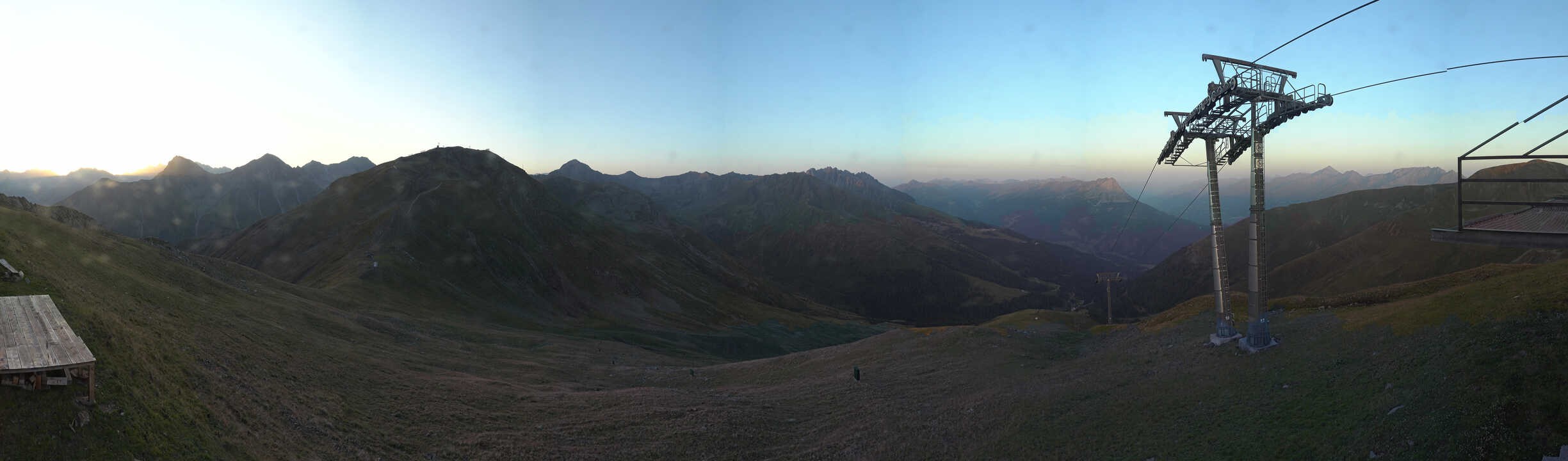 Archiv Foto Webcam Panoramablick Tscheyeck