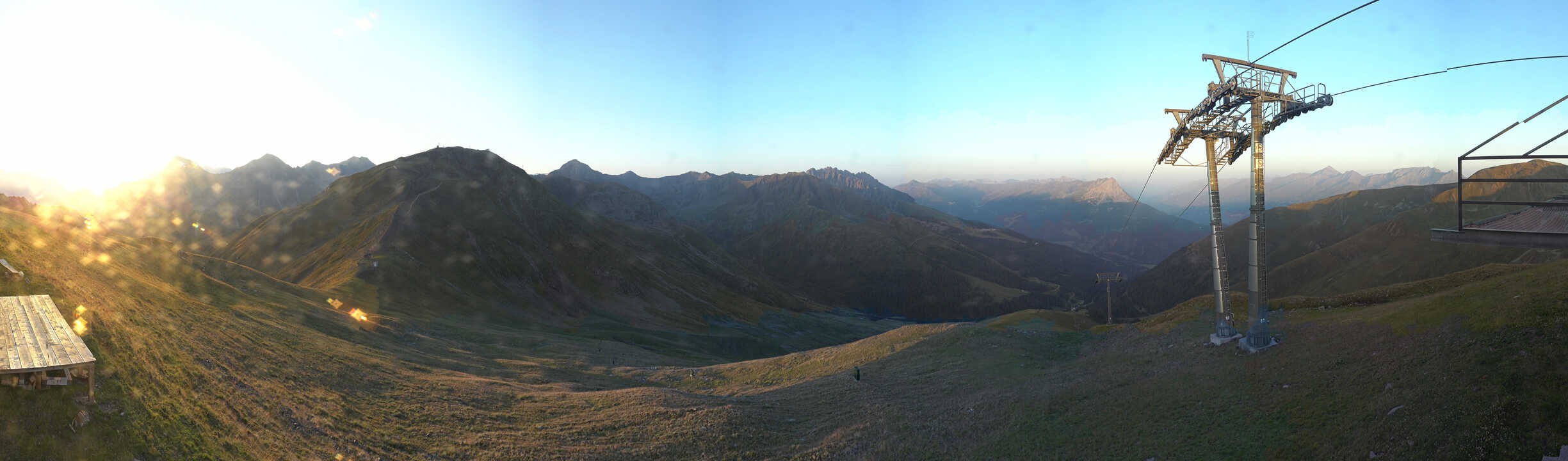 Archiv Foto Webcam Panoramablick Tscheyeck