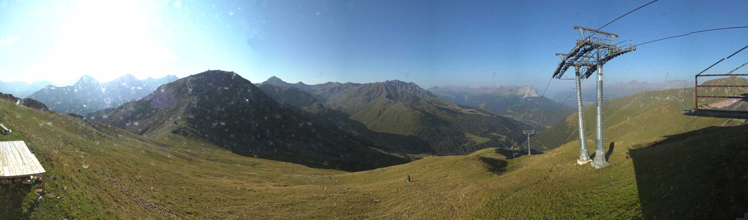 Archiv Foto Webcam Panoramablick Tscheyeck