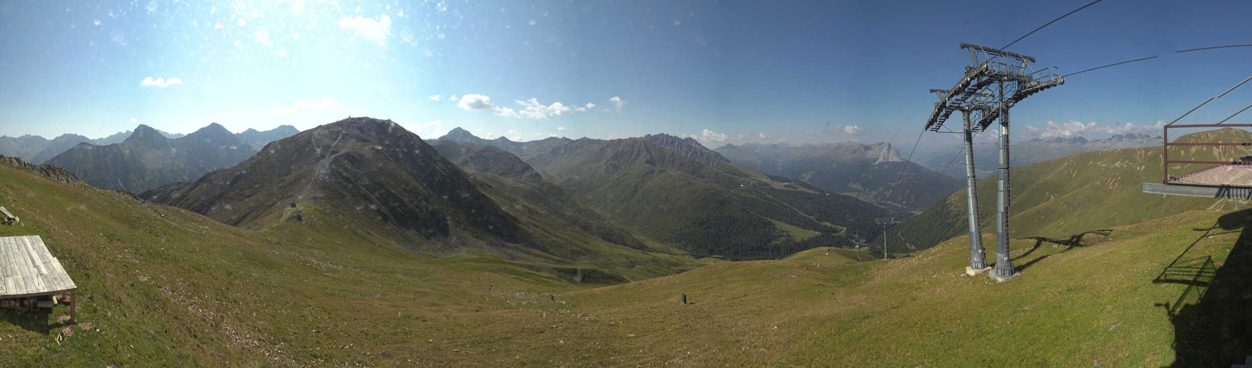 Archiv Foto Webcam Panoramablick Tscheyeck