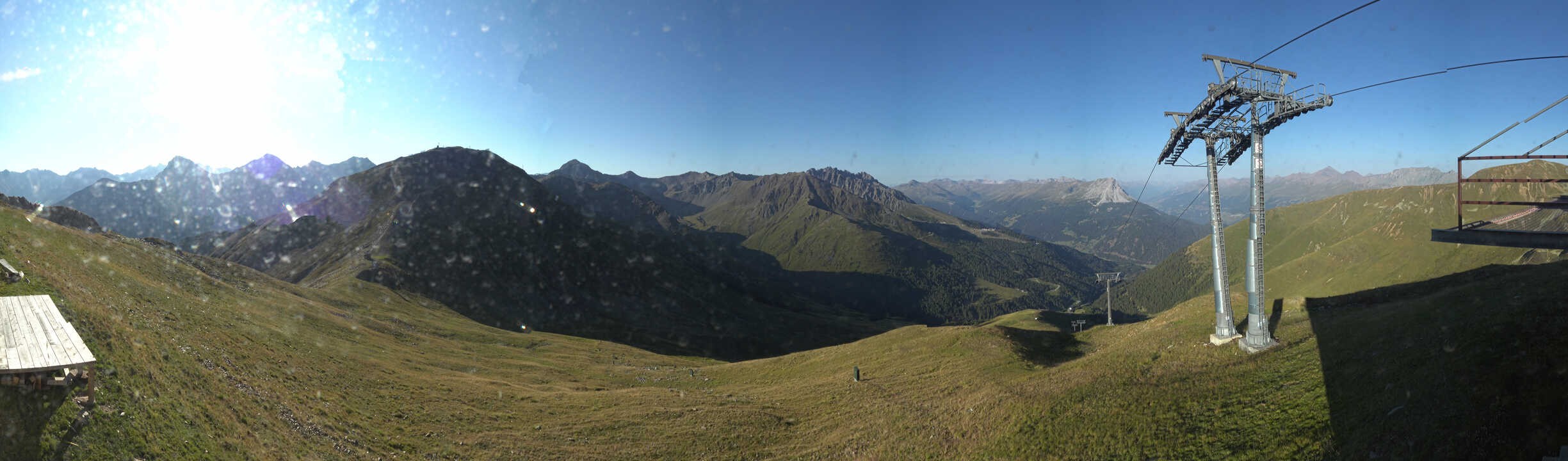 Archiv Foto Webcam Panoramablick Tscheyeck