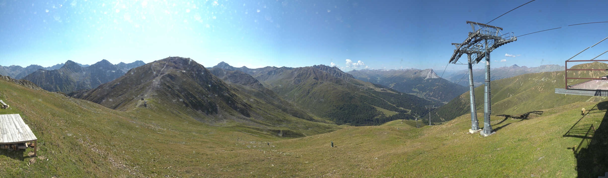 Archiv Foto Webcam Panoramablick Tscheyeck
