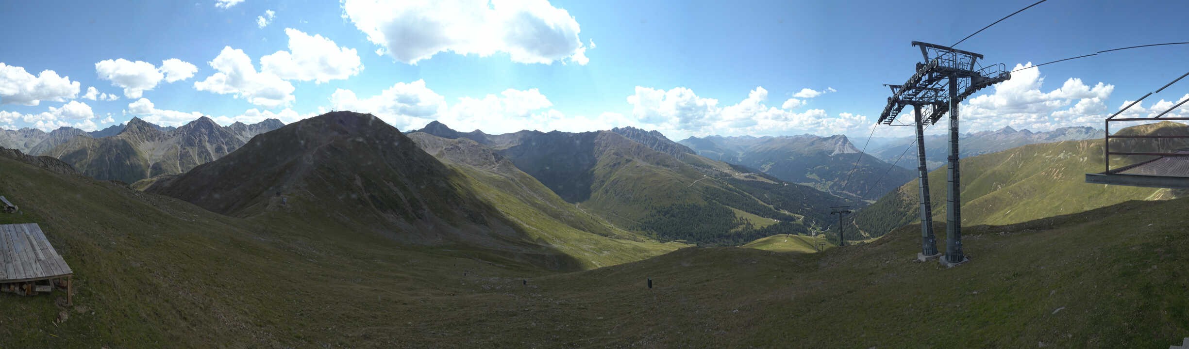 Archiv Foto Webcam Panoramablick Tscheyeck