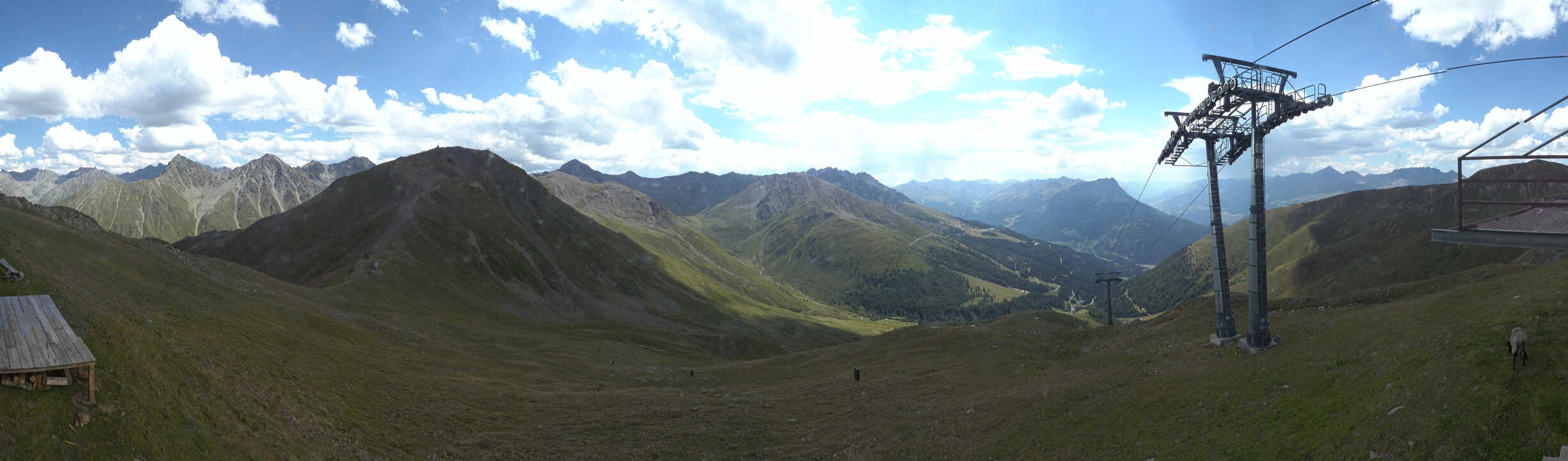 Archiv Foto Webcam Panoramablick Tscheyeck